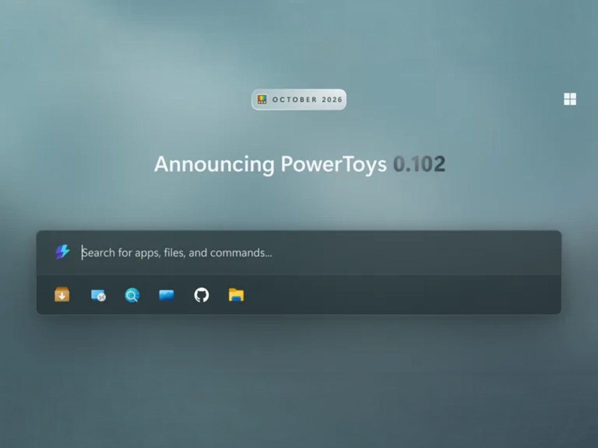 PowerToys 0.102公開。マウス操作の補助機能追加、コマンドパレット改善も
