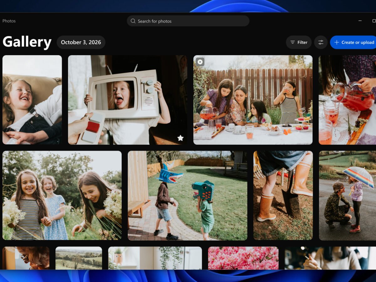 Windows 11のフォトアプリが刷新。ギャラリーを一新、編集/閲覧の高速化も