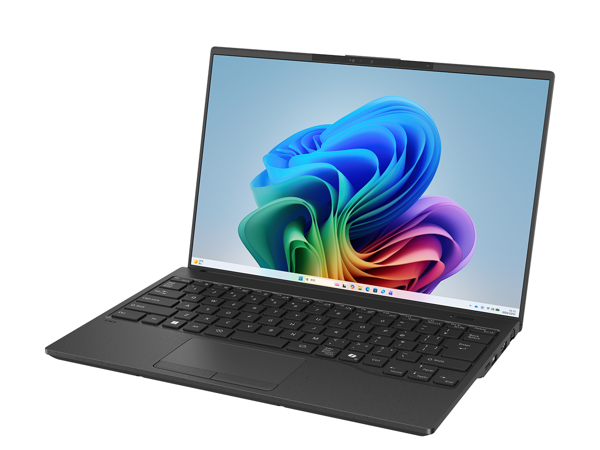 世界最軽量634gの14型「FMV Note U」、全機種Copilot+ PCに