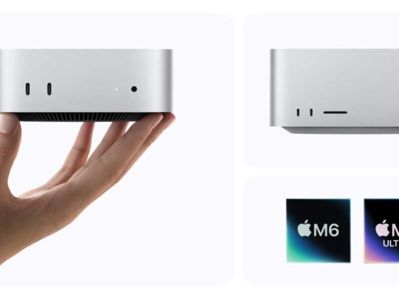 The new Mac mini and Mac Studio are available today