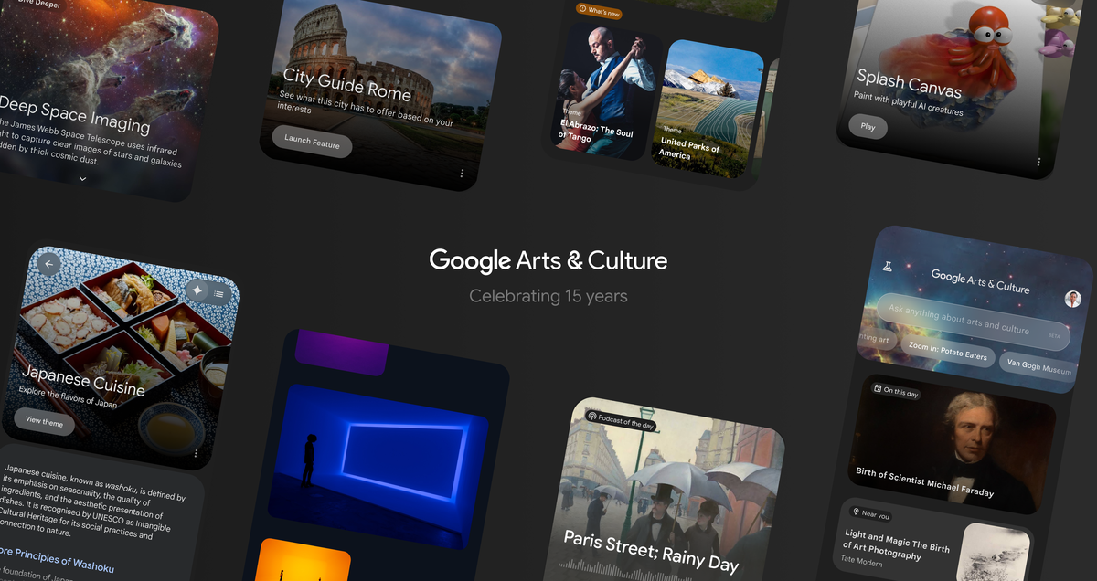 Google Arts & Culture turns 15 — and gives its app a makeover
