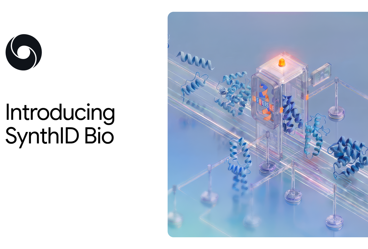 We’re introducing SynthID Bio, bringing our watermarking technology to synthetic biology.
