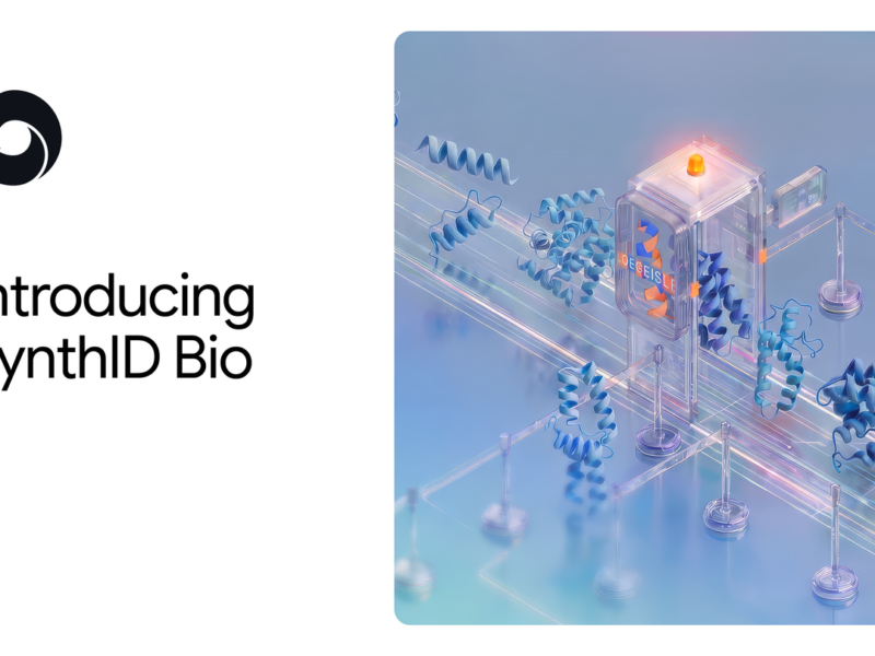 We’re introducing SynthID Bio, bringing our watermarking technology to synthetic biology.