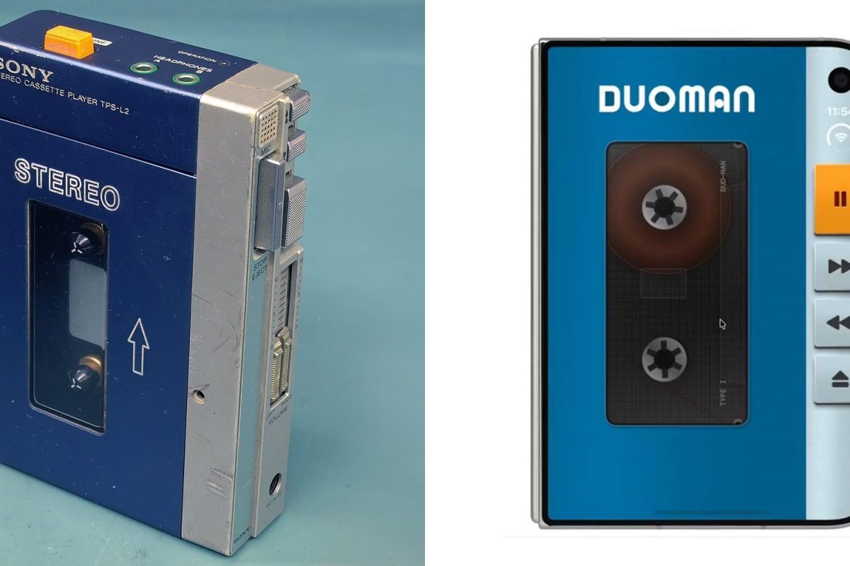 Duo-Man turns your 2026 iPhone Duo into a 1980s Sony Walkman