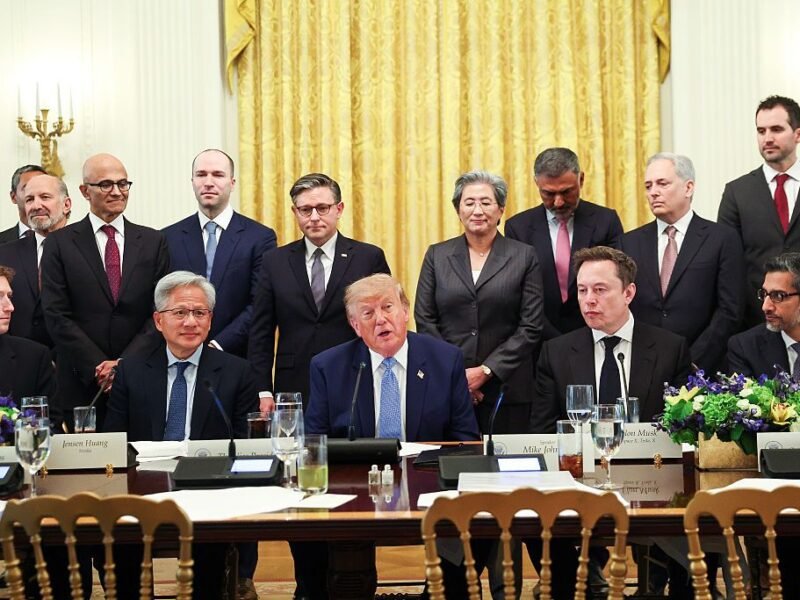 Pledge signed by President Trump and top AI leaders misspells the United States