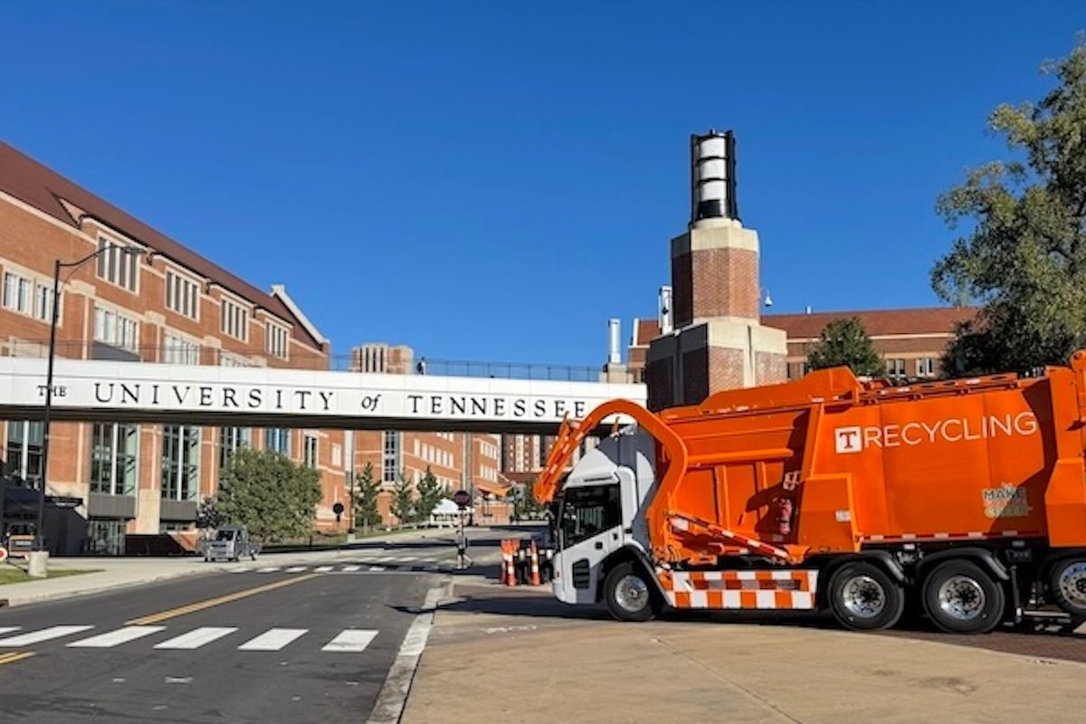 Orange is the new green as University of Tennessee electrifies its garbage fleet