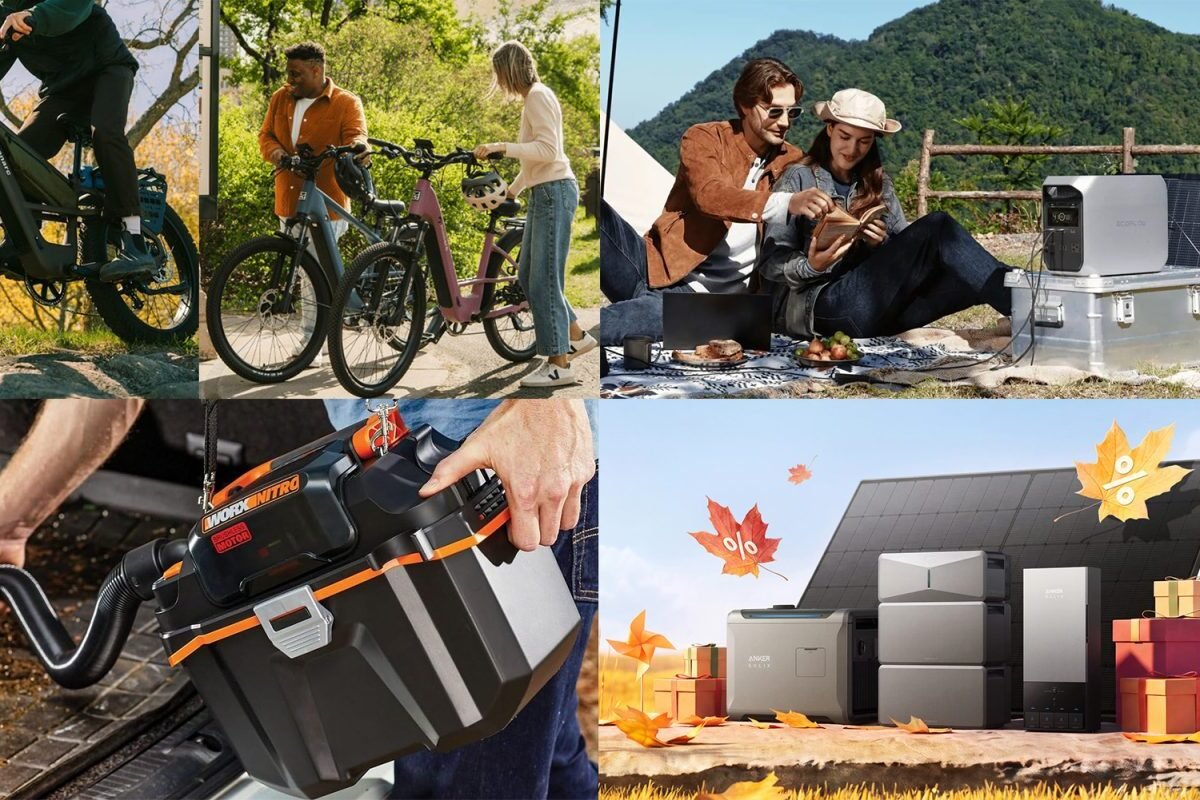 Monarc smart e-bikes get largest $838 FREE bundles, EcoFlow power station flash sale, Anker SOLIX E10 exclusive lows, Worx, more