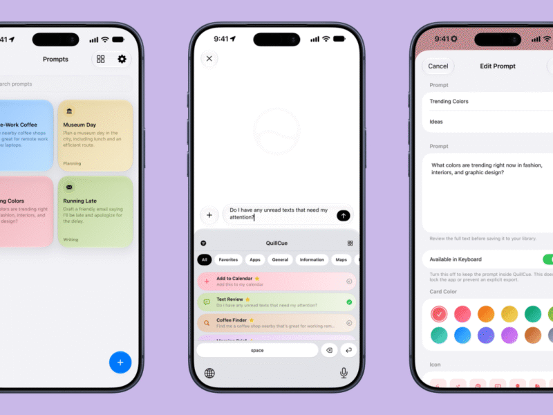 Indie App Spotlight: ‘QuillCue’ levels up your Siri AI experience with stored prompts