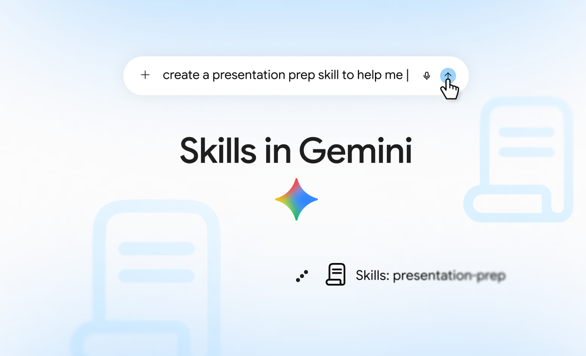 Let skills in Gemini tackle your most repetitive tasks