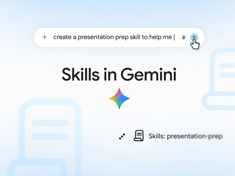 Let skills in Gemini tackle your most repetitive tasks