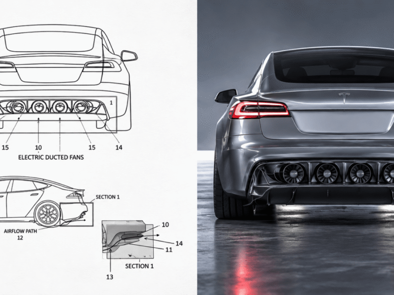 Tesla patents ‘Electric Fan Car’ with 4 ducted fans ahead of Roadster reveal