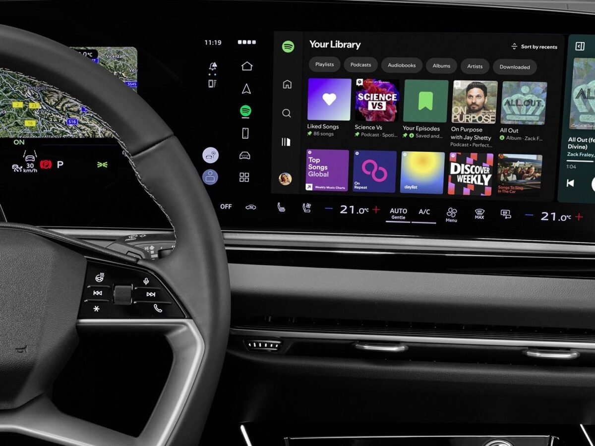 Audi’s native Spotify app brings the desktop experience inside the car