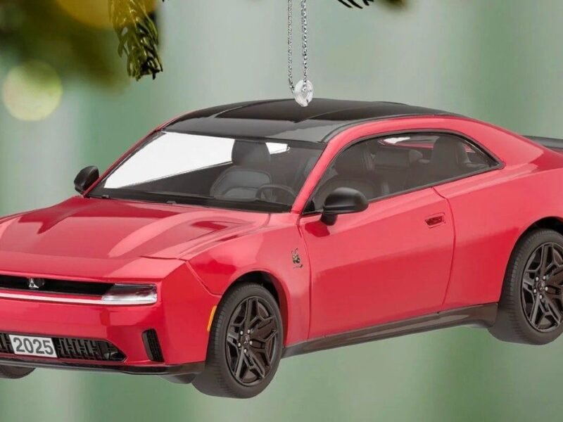 Charge up your Christmas tree with this Hallmark Keepsake Daytona Scat Pack