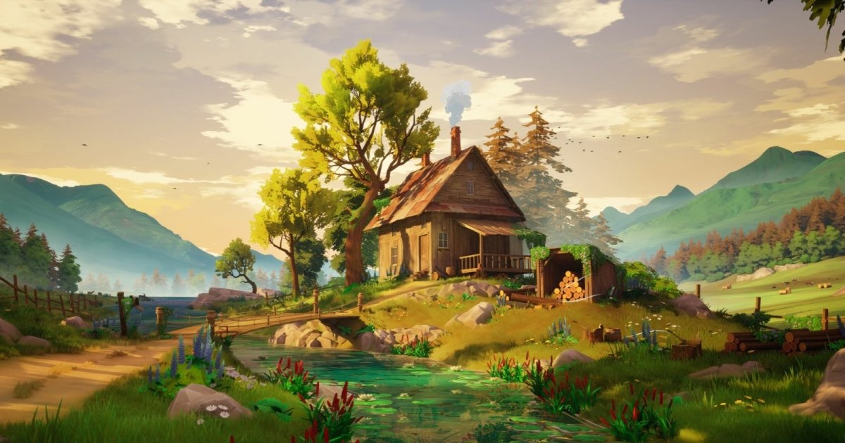 Building a Stylized Mountain Cabin with Modular Assets and Custom Shaders