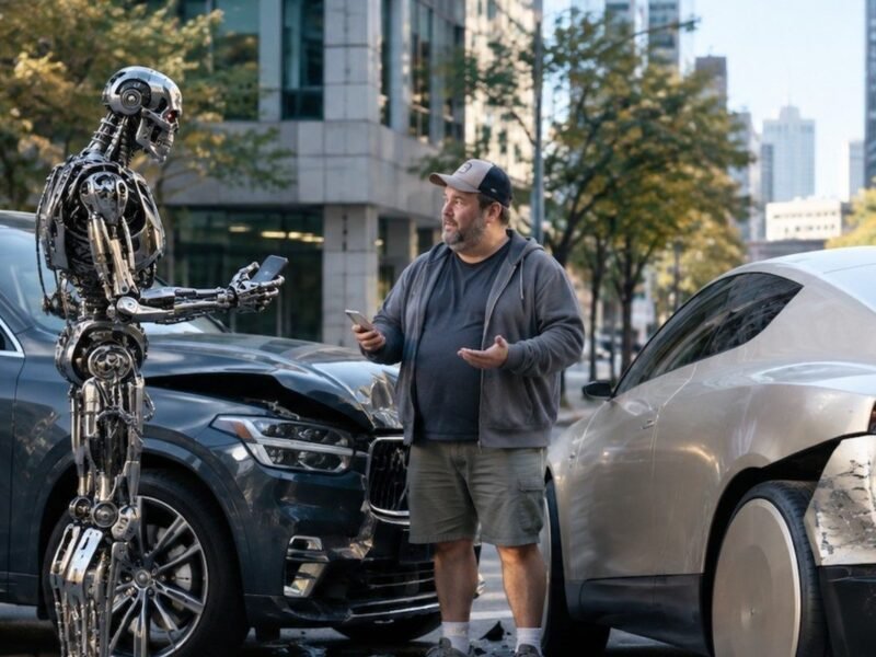 Survey Sunday: When self driving cars crash, who gets the blame?