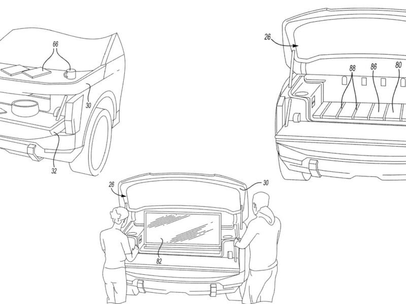 Ford Fathom may have a front tailgate you can put a TV in, per patent images