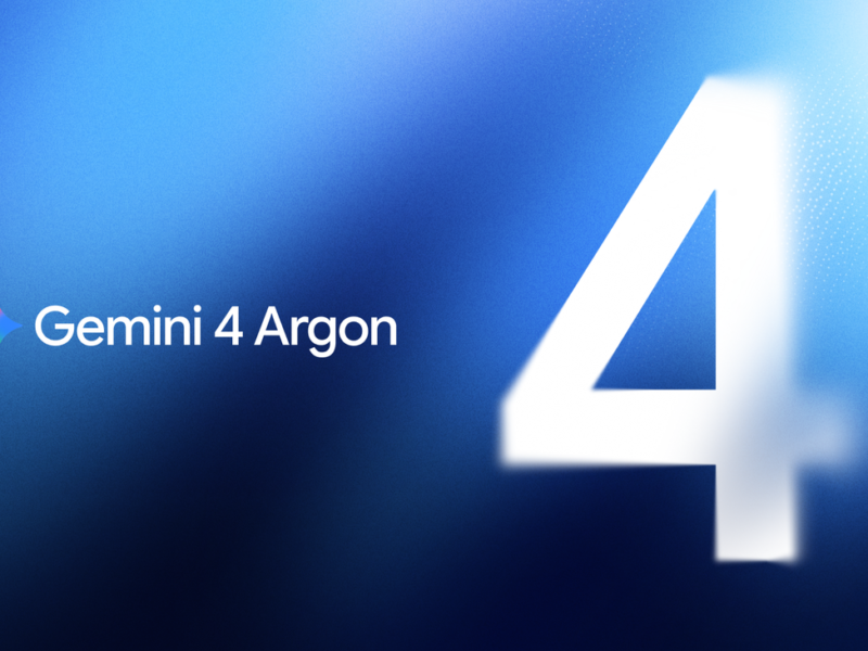 Gemini 4 Argon: our next era of frontier intelligence