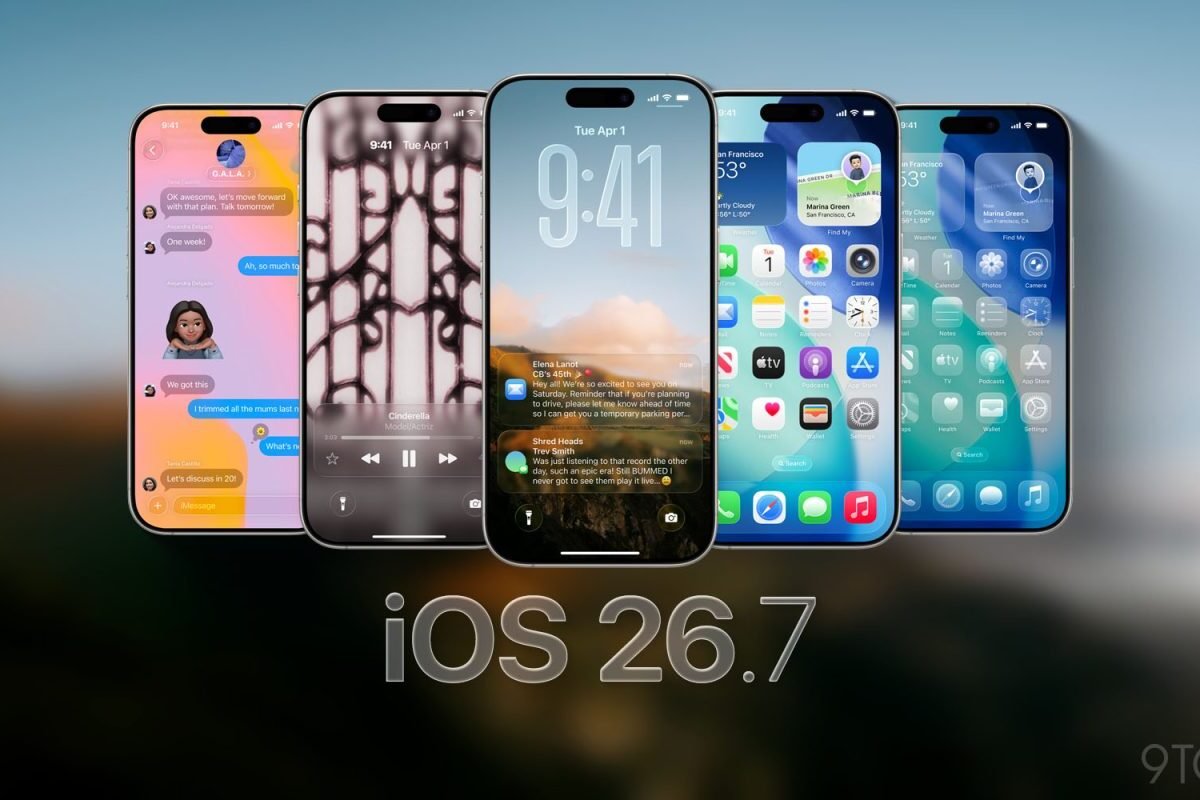 iOS 26.7.1 available now for iPhone with security fixes