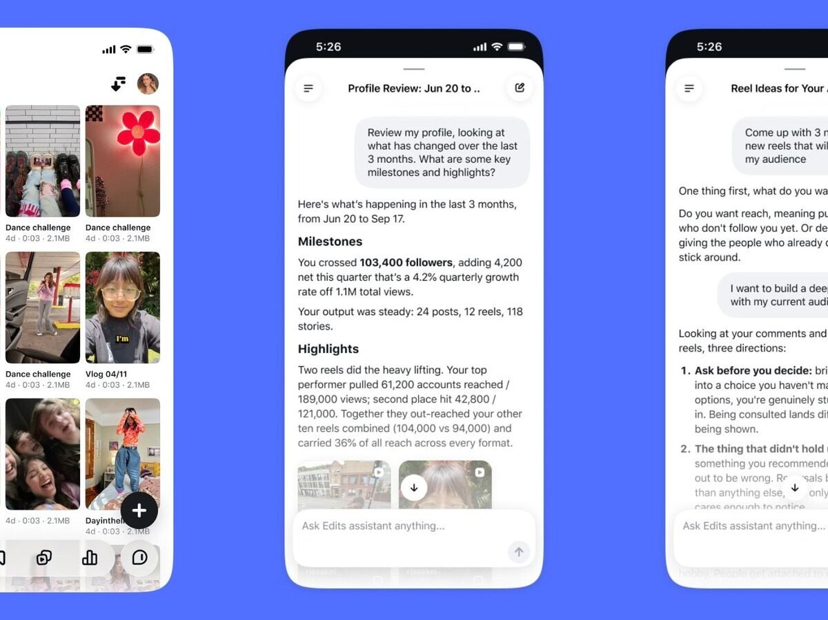 Meta introduces a new AI assistant for its Instagram creators
