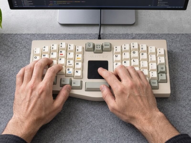 Customizable split mechanical keyboard with integrated central touchpad goes on preorder for $160 — and this 3-pound slab is wireless and doesn’t come with an infamous Copilot key