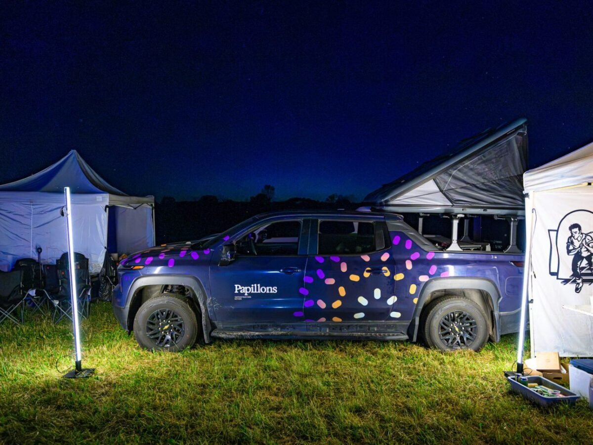Two Silverado EVs and a 150 kWh battery powered this entire concert tour