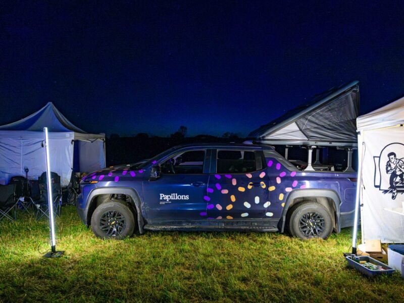 Two Silverado EVs and a 150 kWh battery powered this entire concert tour